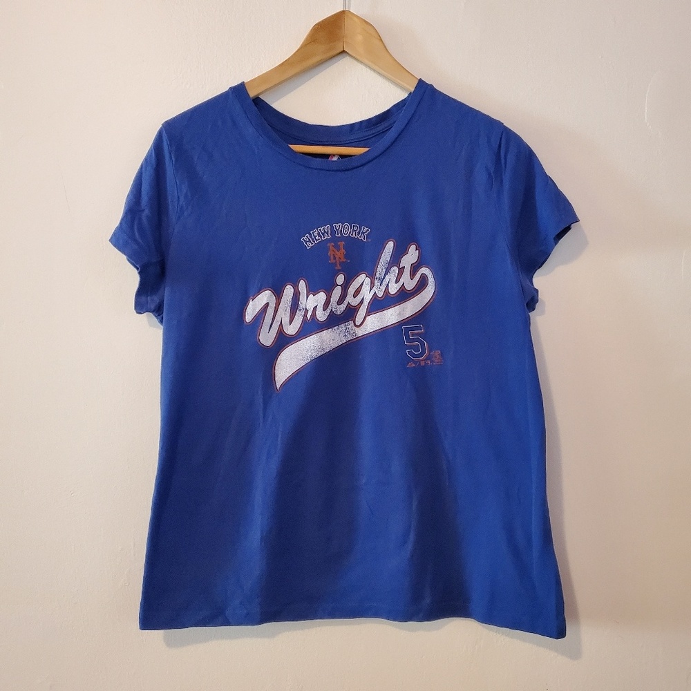 Vintage Rare NY Mets Women's Wright XL T-shirt